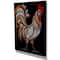 Designart - Vintage rooster - of Farmhouse Animals of Painting Print on Wrapped Canvas